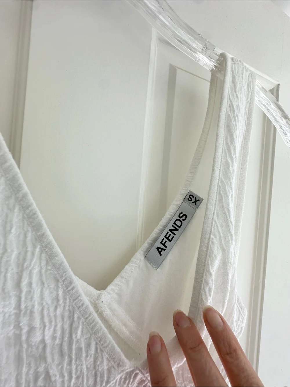 Afends Tully Dress in White Size XS - Picture 7 of 8